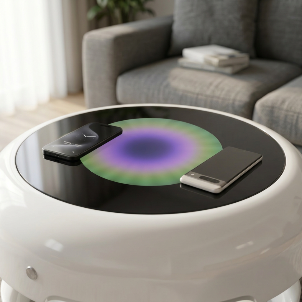 ORBA Pro | The All-in-One Smart Living Table —  Built-in Cooler, Wireless Charging & Ambient LED